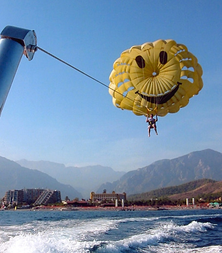 Go Parasailing While On Holiday In Antalya Turkey Getmyboat